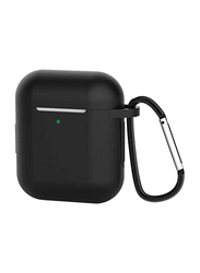 Protective Soft Silicone Case Cover For Apple Airpod 1/2, Black