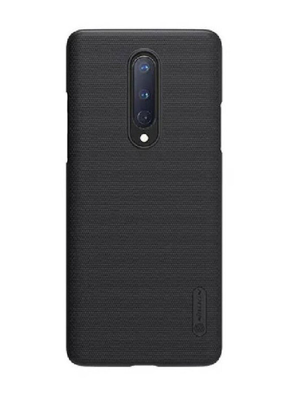

Nillkin OnePlus 8 Super Frosted Shield Hard Mobile Phone Back Case Cover, Black