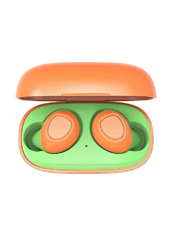 

Buds Portable Wireless Bluetooth In-Ear Mini Sports Earbuds with Mic, Orange