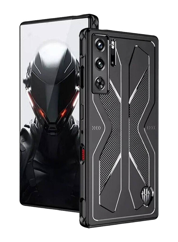 

Olliwon ZTE nubia Red Magic 9 Pro Protective Slim-Fit Anti-Scratch Shock Absorption Mobile Phone Back Case Cover, Black