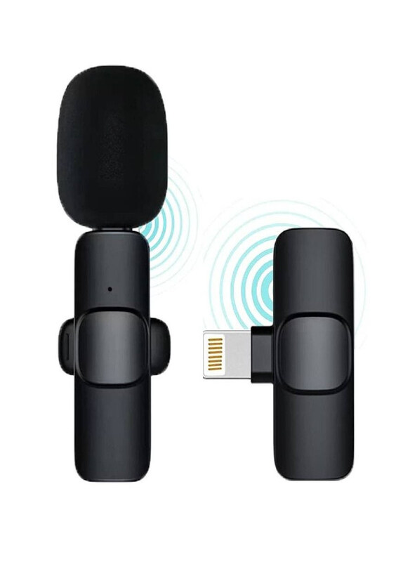 

Generic Wireless Mini Microphone, Black