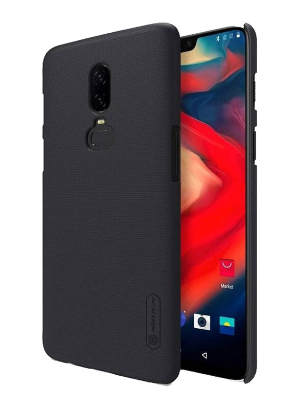 

Nillkin OnePlus 6 Super Frosted Shield Hard PC Back Mobile Phone Case Cover, Black