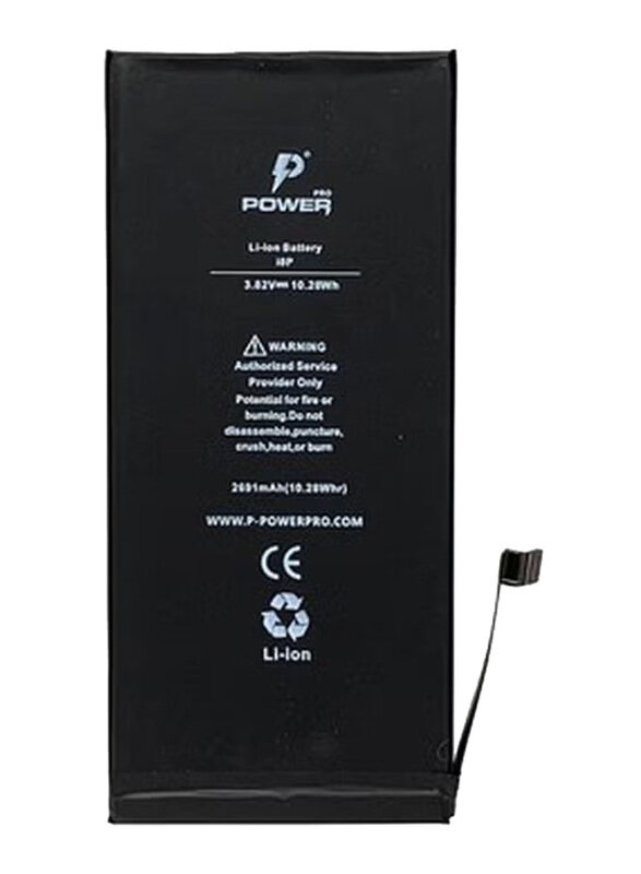 

Apple iPhone 8 Plus Power Pro 2691.0 mAh Replacement Battery, Black