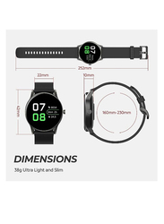 Lw Activity Sports Fitness Tracker Smartwatch, Black