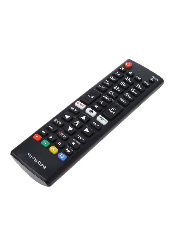 

Generic Remote Control for LG, LED, LCD, Plasma 3D Smart TVs, AKB75095308, Black