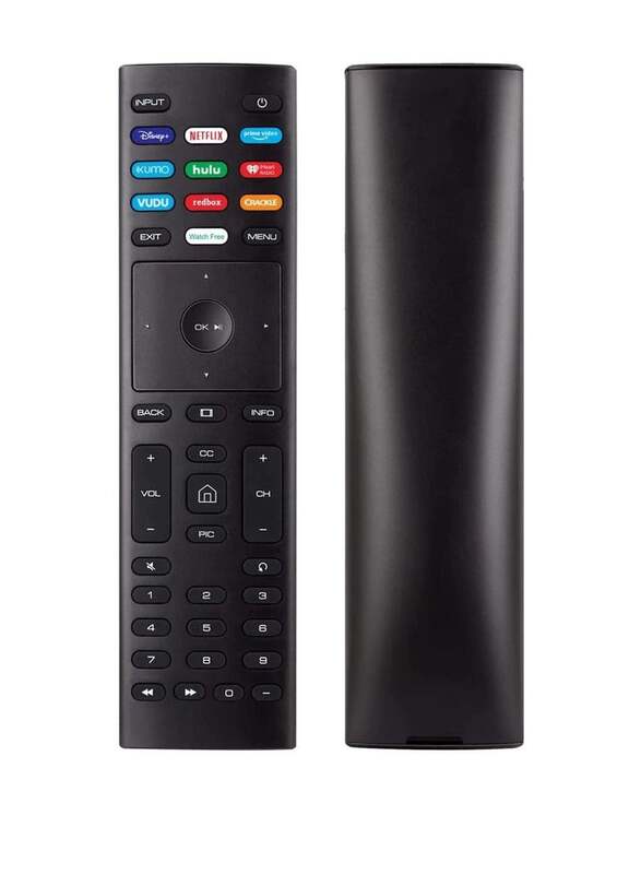 Replacement Voice Remote Control For All Vizio Smart TV P-Series M-Series V-Series D-Series OLED and Smartcast Series With 10 Shortcut Buttons Disney, Netflix, Prime Video, Hulu and More Black