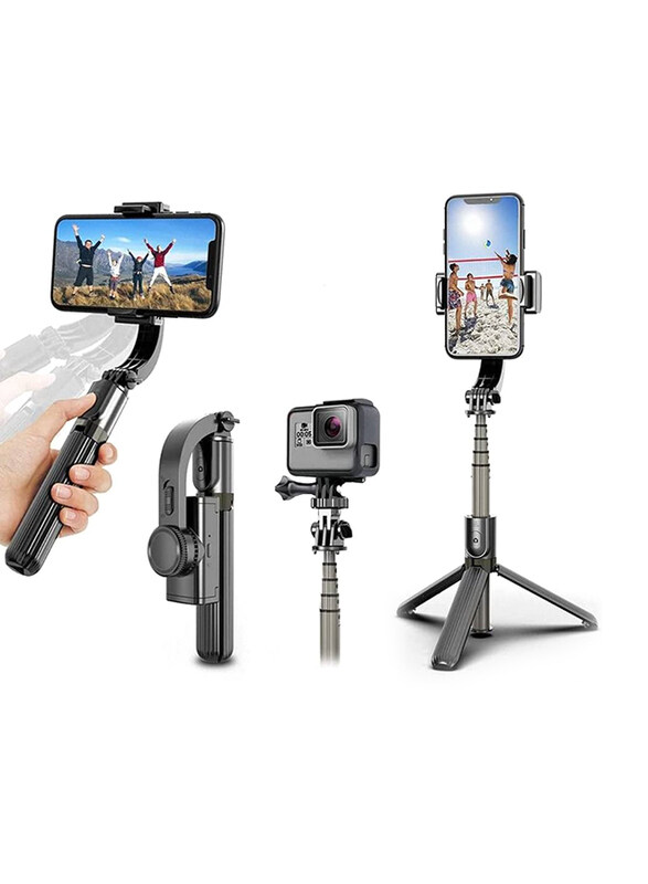 

Generic L08 Selfie Stick Gimbal Stabilizer, Black