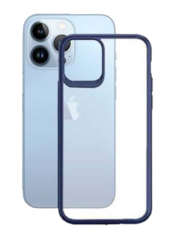 

Q Series Apple iPhone 13 Pro Max Protective Hard Mobile Phone Case Cover, Blue