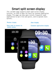 1.75-inch HD IPS Full Touch Screen Smartwatch, Blue