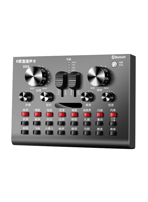 Multi-Functional Live Sound Card BM800 Microphone Audio Recording Equipment Set, I7765-9-T, Multicolour
