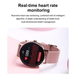 1.2 Inch Silicone Strap WB05 Smart Bracelet with BT Call Sports Watch TFT Screen BT5.0 Fitness Tracker, Pink