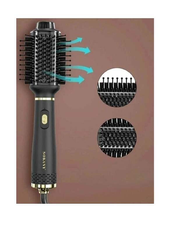 3 in 1 Upgrade Design Hot Air Comb For Drying Straightener And Curler