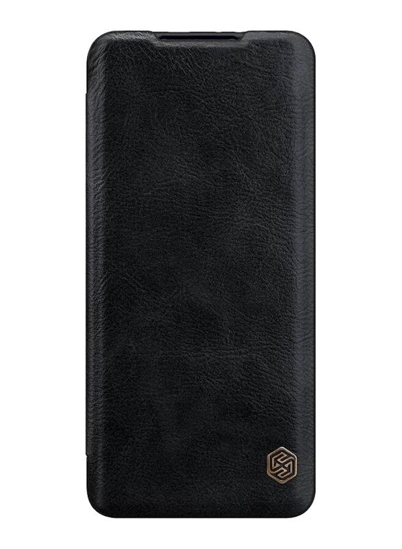 

Nillkin Xiaomi Redmi K40 Pro+ Protective Leather Flip Mobile Phone Case Cover, Black