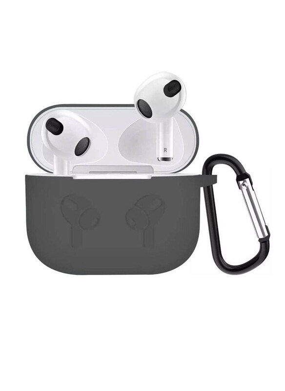 

Generic Silicone Protective Case Cover for Apple AirPods 3 3rd Generation, Grey