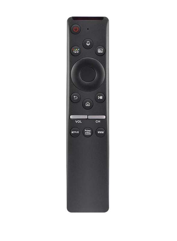 Replacement Voice Remote Control For All Samsung Smart TV with Three Shortcut Buttons For Netflix, Prime Video and WWW Black