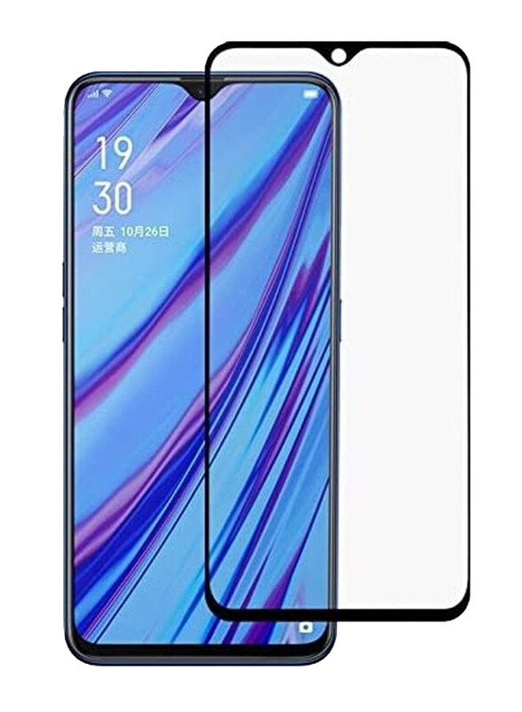 

ICS Oppo A5 / A9 2020 Tempered Glass Screen Protector, Black/Clear