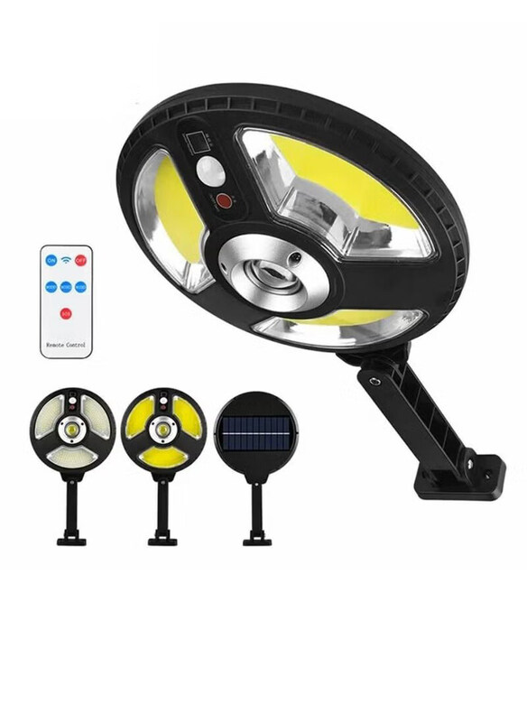 

XiuWoo 150 COB Outdoor Solar Waterproof Street Light with Garden Infrared Motion Sensor & Smart Remote Control, Multicolour