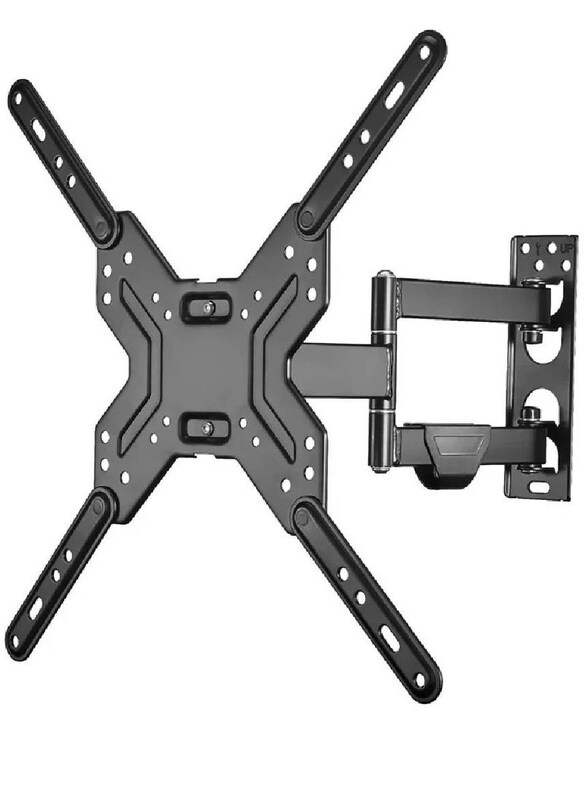 

Universal Hyx Full Motion TV Wall Mount Swivel And Tilt For LED LCD Flat Curved TVs, 26-55 Inch TV Mount, Black