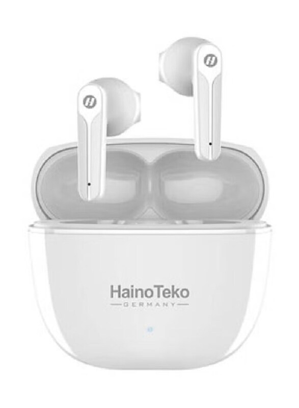

Haino Teko Germany Air-15 Wireless/Bluetooth In-Ear Noise Cancelling Earphone, White