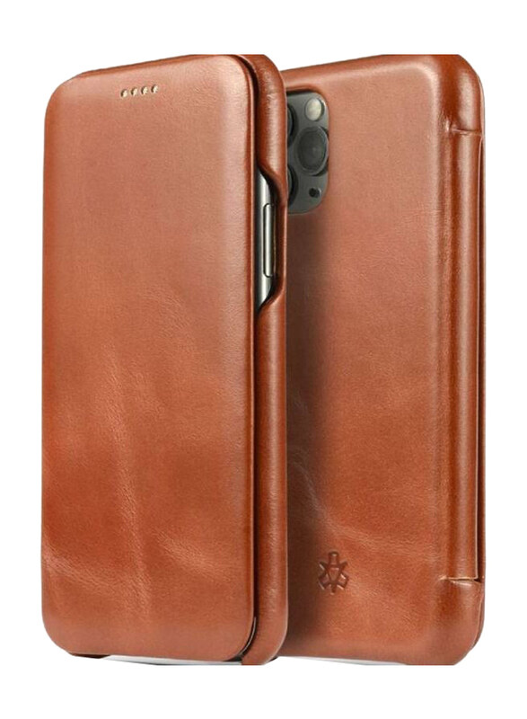 

Generic Apple iPhone 11 Pro Max Protective Leather Flip Mobile Phone Case Cover, Brown