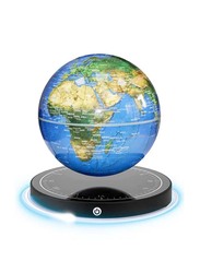 Arabest Magnetic Levitating Floating Geographic Globe World Map, Multicolour