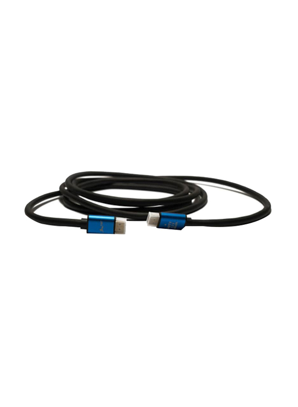 Jbq 2-Meter UHD HDMI Cable, Premium High-Speed HDMI to HDMI for Display Devices, Black/Blue