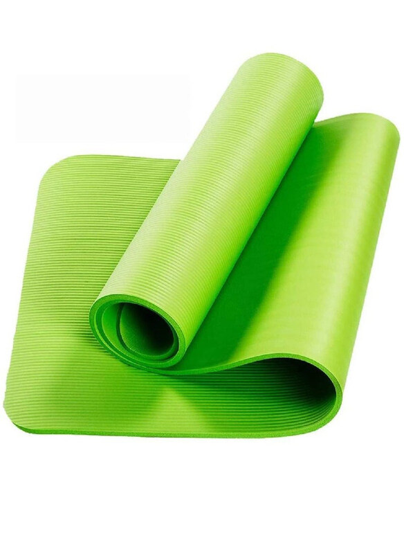 

Generic Extra Thick Non-Slip Yoga Mats For Fitness, Gym Exercise Pads Home Fitness, Green