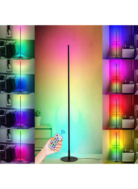 

Kuying LED Corner Floor Standing Lamp with Remote Control, Multicolour