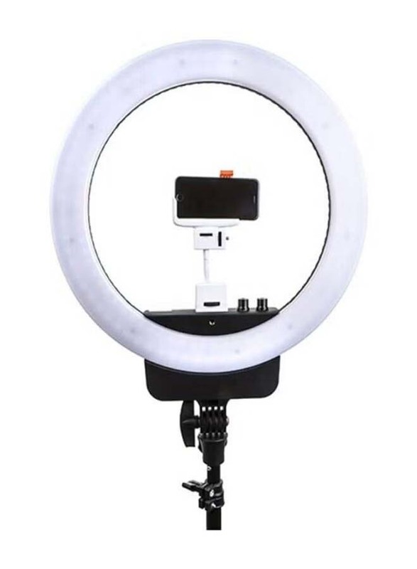 16 Inch Photography Ring Light for Making Video, Black/White
