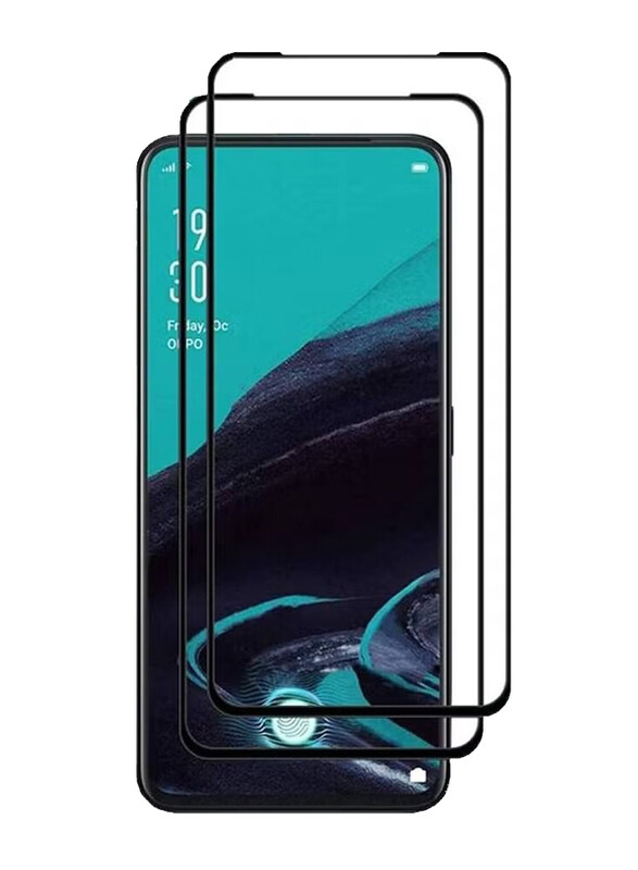 

Generic OPPO Reno 6 Mobile Phone Protective Full Glue Tempered Glass Screen Protector, 2 Pieces, Clear