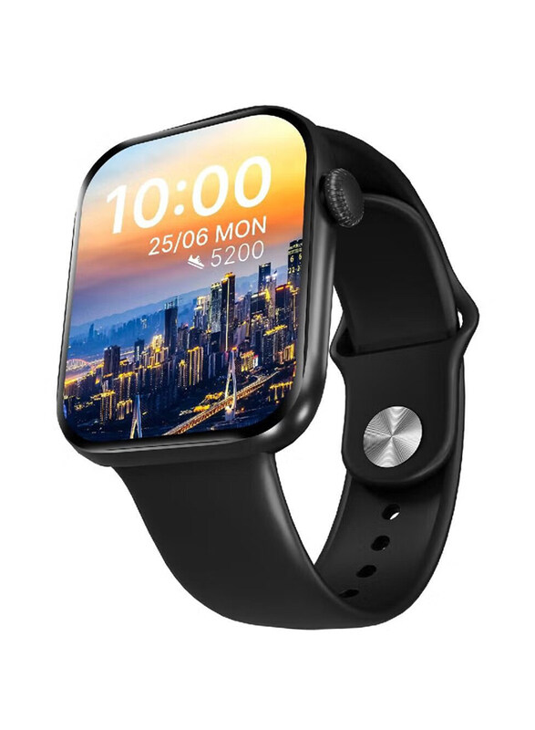 

KKmoon Germany Full Touch Screen Smartwatch, Bluetooth Calling Blood Pressure Heart Rate Sleep Monitor, Black