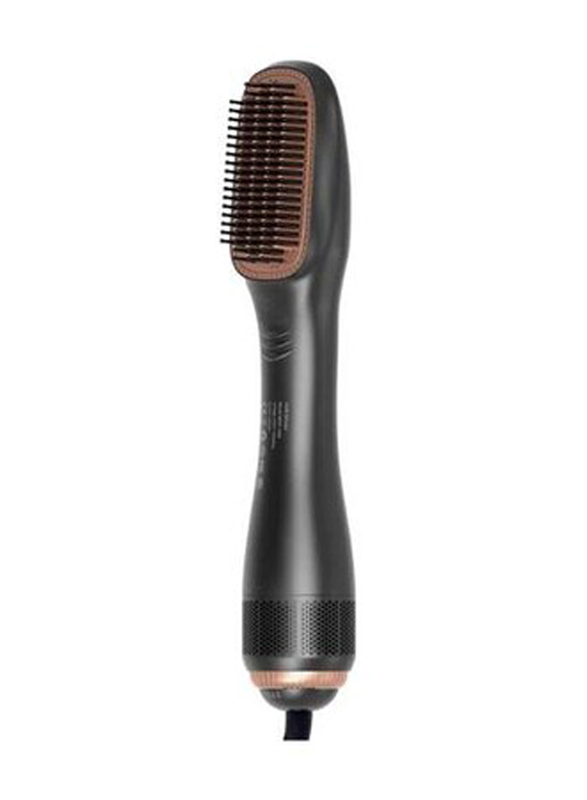 2-In-1 Professional Electric Hair Dryer Brush, Black