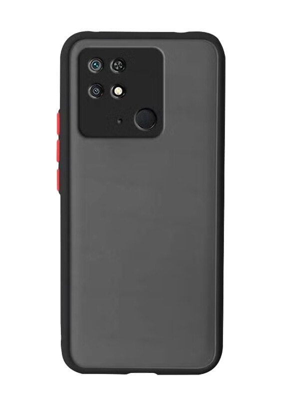 

Generic Xiaomi Redmi 10C Matte Back Soft Bumper Hybrid Protective Mobile Phone Case Cover, Black