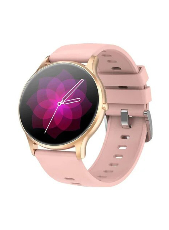 Watch Smartwatches, Gold Case With Pink Sport Band