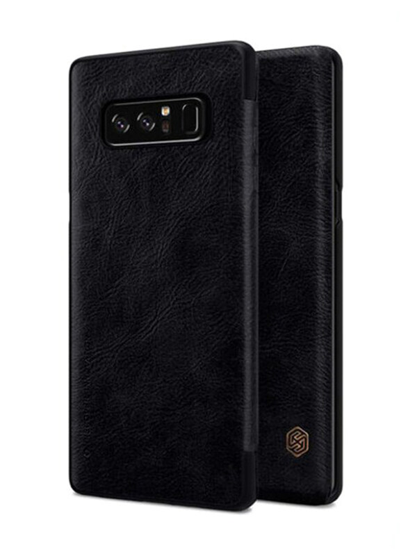 

Nillkin Samsung Galaxy Note8 Nillkin Qin Series Leather Flip Mobile Phone Case Cover, Black