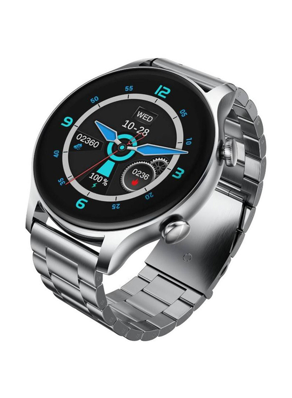 G-Tab GT6 - Deluxe Smart Calling Notification Alert Bluetooth Smartwatch, Silver