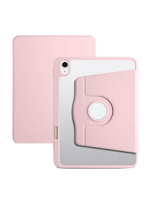 

Generic Apple iPad 10th Generation 10.9 Inch 2022 Rotating Stand Mobile Phone Case Cover, Pink