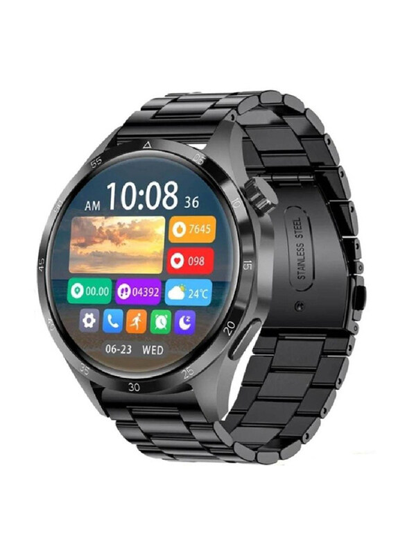 

Roxxon New Bluetooth Calling Smartwatch IP68 Waterproof for iPhone Android, Black