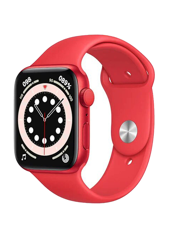 Watch W13+ Smartwatches, Red Case With Red Sport Band