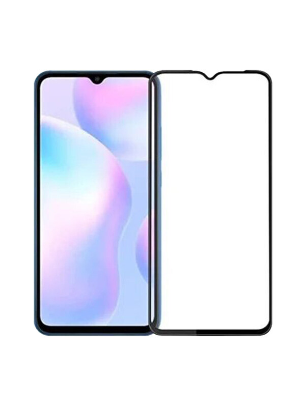 

Generic Redmi 9A Protective 5D Full Glue Tempered Glass Screen Protector, Clear