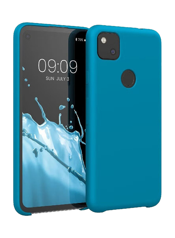 Liquid Silicone Case For Google Pixel 4a Soft Gel Rubber Protective Cover