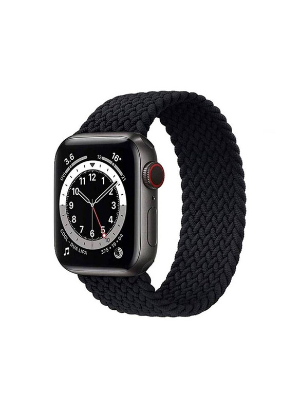 

Generic Braided Solo Loop Watch Band for Apple Watch Series 7 41mm, Black