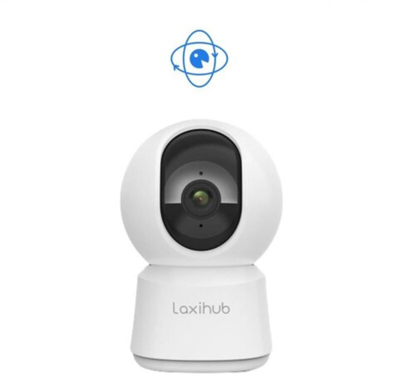 Laxihub Security WiFi Camera, White