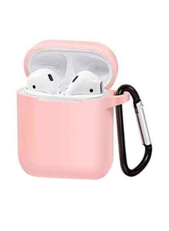 Apple AirPods 1 Silicone Protective Soft Case Cover, Pink