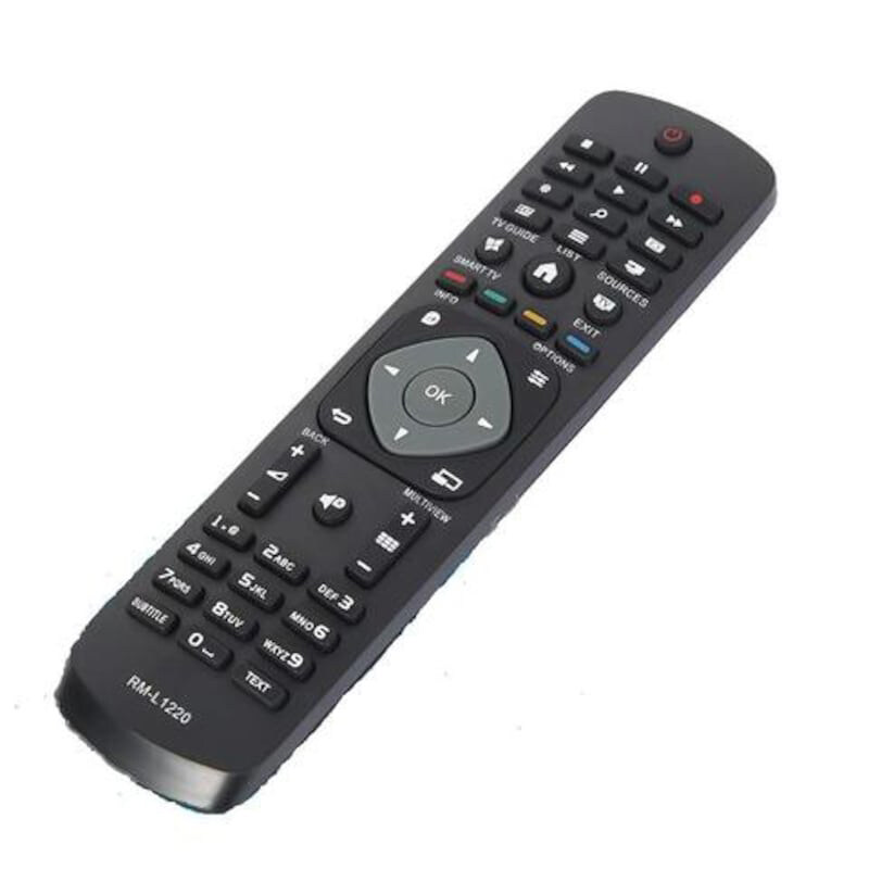 

Generic Nano Classic Replacement Remote Control for Philips LCD/LED SMART TV, Black