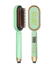 Enzo Advanced Straight Hair Comb, EN-4102, Light Green/Gold