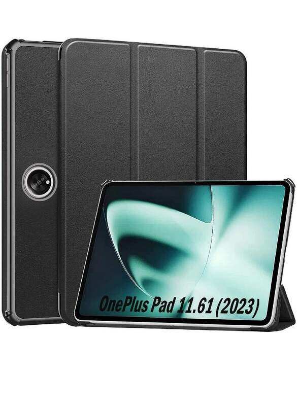 

Dux Ducis OnePlus Pad 11.61 Inch 2023 Premium PU Ultra Thin Smart Tablet Phone Flip Case Cover, Black