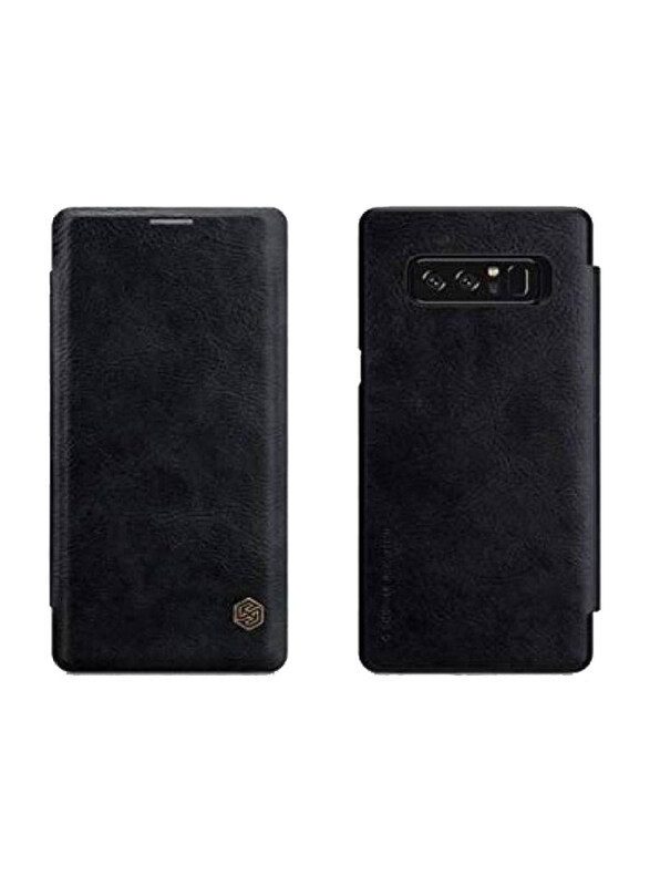 

Nillkin Samsung Galaxy Note 8 Wallet Leather Mobile Phone Back Case Cover, Black