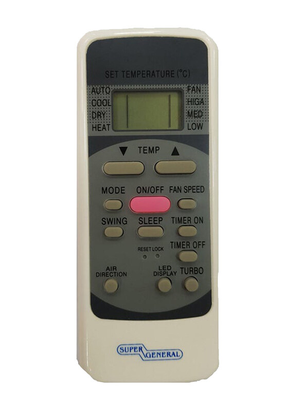 Super General Air Conditioner Remote Control, Multicolour