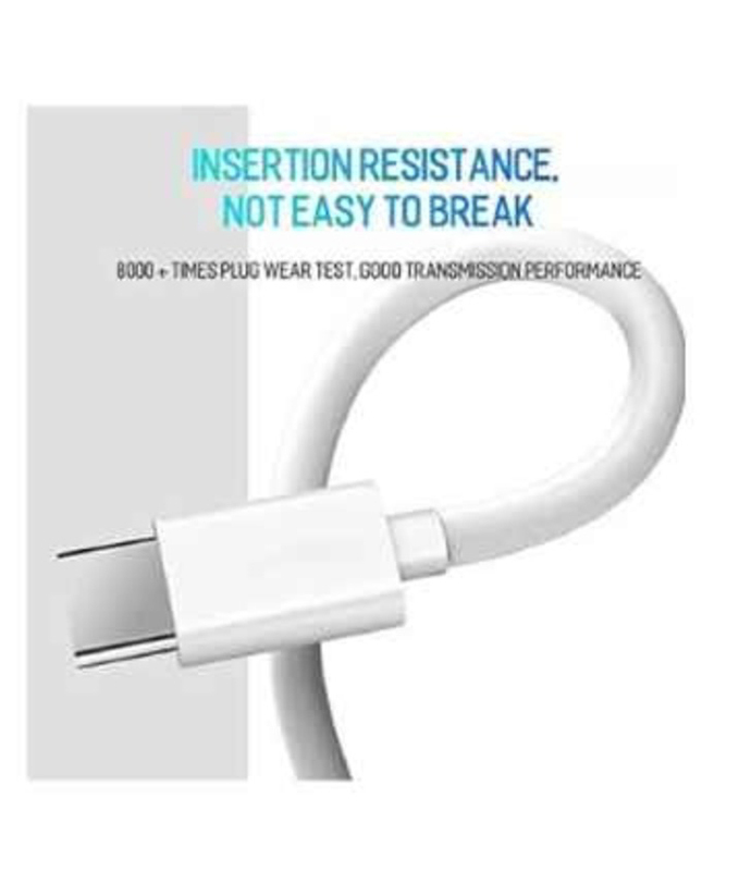 USB Type C Cable, 5A USB Male to USB Type-C for Smartphones/Tablets, White